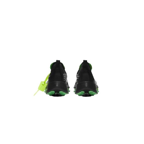 Nike x Off-White Air Zoom Tempo Next% Black Scream Green CV0697-001 Mens 10.5 DS - Picture 5 of 6
